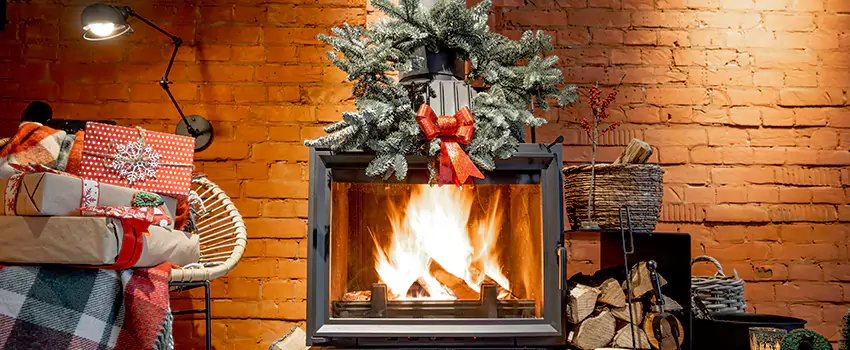 Travis Industries Linear Gas Fireplace Installation in Highland Springs, Virginia